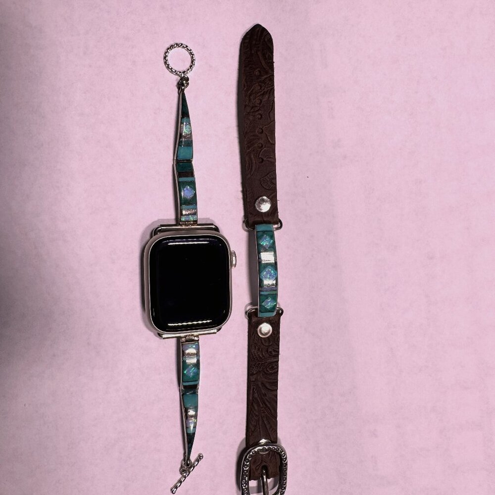 Apple watch band and matching bracelet